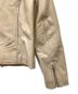 中古・古着 SLOBE IENA (スローブ イエナ) LEATHER RIDERS BLOUSON ベージュ サイズ:38：1500円
