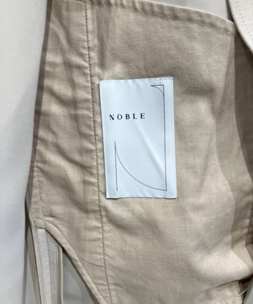Noble（ノーブル）Noble (ノーブル) トリプルクロスパフスリーブコート ベージュ サイズ:38の古着・服飾アイテム