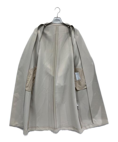 Noble（ノーブル）Noble (ノーブル) トリプルクロスパフスリーブコート ベージュ サイズ:38の古着・服飾アイテム