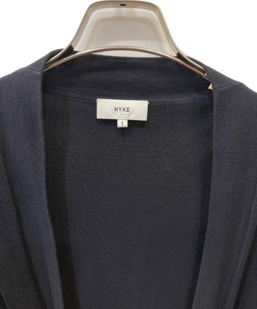 HYKE（ハイク）HYKE (ハイク) コットンロングカーディガン ネイビー サイズ:1の古着・服飾アイテム