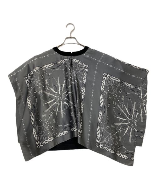 sacai（サカイ）sacai (サカイ) Dr.Woo (ドクターウー) Bandana T-shirt グレー サイズ:SIZE 2の古着・服飾アイテム
