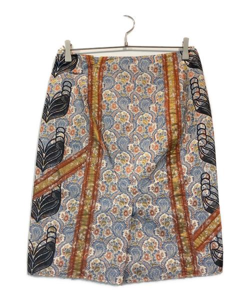 PRADA（プラダ）PRADA (プラダ) ジャガードスカート サイズ:40sの古着・服飾アイテム