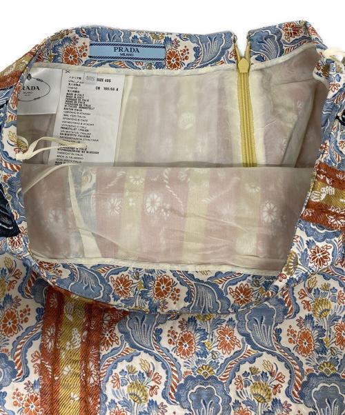 PRADA（プラダ）PRADA (プラダ) ジャガードスカート サイズ:40sの古着・服飾アイテム