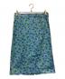 PRADA（プラダ）の古着「フラワープリントスカート」｜ブルー