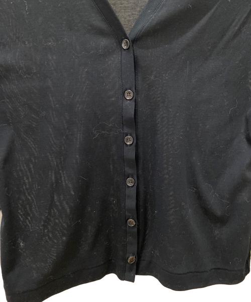 Plage（プラージュ）Plage (プラージュ) SHEER Vネックカーディガン ブラック サイズ:表記無しの古着・服飾アイテム