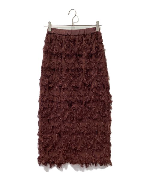 IENA（イエナ）IENA (イエナ) カットジャガードイージースカート ブラック サイズ:36の古着・服飾アイテム