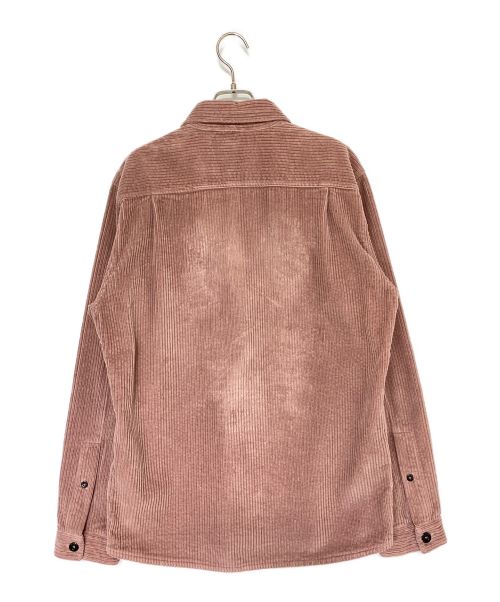 STONE ISLAND（ストーンアイランド）STONE ISLAND (ストーンアイランド) Cord OverShirt ピンク サイズ:Lの古着・服飾アイテム