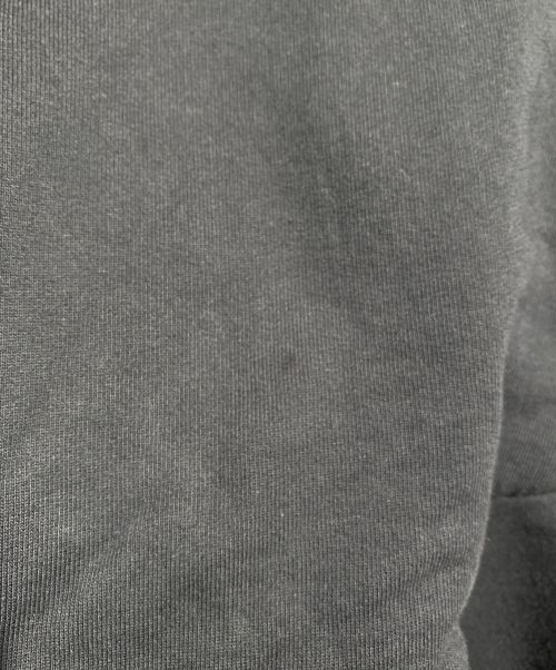 Maison Margiela（メゾンマルジェラ）Maison Margiela (メゾンマルジェラ) 反転ロゴ刺繍プルオーバーパーカー ブラック サイズ:Lの古着・服飾アイテム