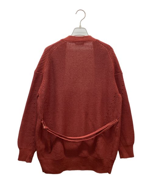 allureville（アルアバイル）allureville (アルアバイル) ギマコットントッパーカーディガン ブラウン サイズ:2 未使用品の古着・服飾アイテム