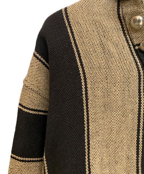 Saint Laurent Paris（サンローランパリ）Saint Laurent Paris (サンローランパリ) メキシカンパーカー/15SS/エディ期/Archive ベージュ×ブラック サイズ:Sの古着・服飾アイテム