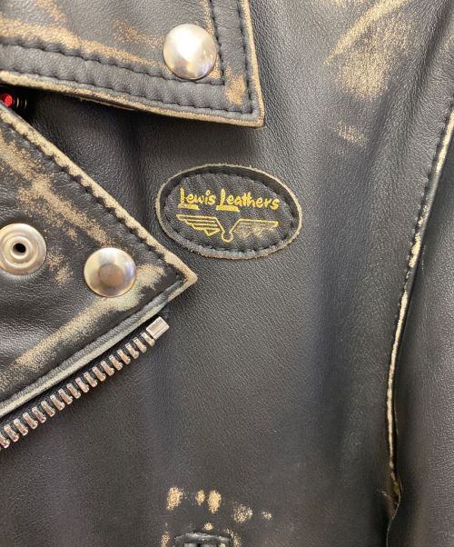 COMME des GARCONS（コムデギャルソン）COMME des GARCONS (コムデギャルソン) Lewis Leathers (ルイスレザース) ライトニング/ダブルライダースジャケット ブラック サイズ:38の古着・服飾アイテム