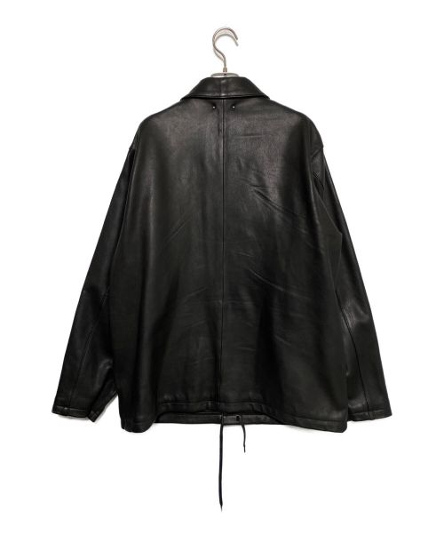 MINEDENIM（マインデニム）MINEDENIM (マインデニム) Sheep Leather Coach ブラック サイズ:3の古着・服飾アイテム
