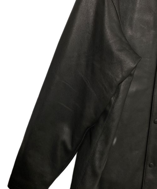 MINEDENIM（マインデニム）MINEDENIM (マインデニム) Sheep Leather Coach ブラック サイズ:3の古着・服飾アイテム