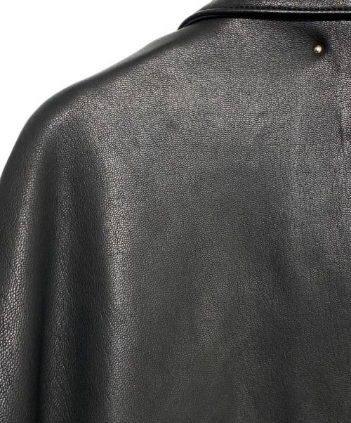 MINEDENIM（マインデニム）MINEDENIM (マインデニム) Sheep Leather Coach ブラック サイズ:3の古着・服飾アイテム