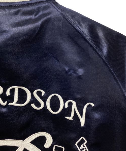 Richardson（リチャードソン）Richardson (リチャードソン) サテン スターター ジャケット ネイビー サイズ:Lの古着・服飾アイテム