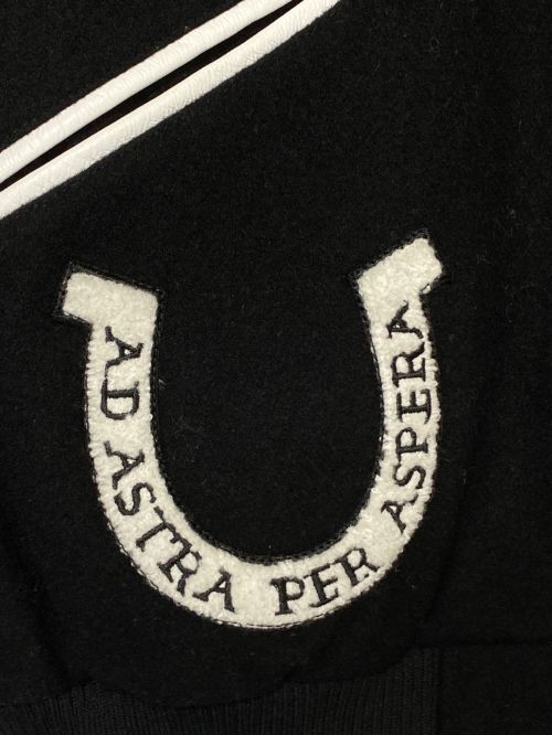 Richardson（リチャードソン）Richardson (リチャードソン) VARSITY JACKET ブラック×ホワイト サイズ:Lの古着・服飾アイテム
