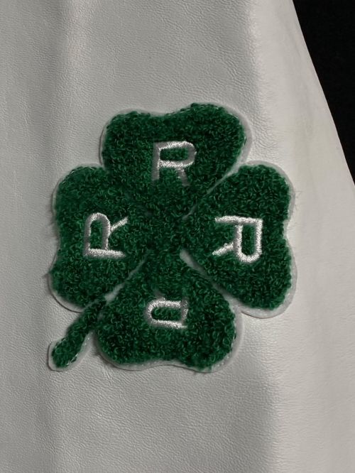 Richardson（リチャードソン）Richardson (リチャードソン) VARSITY JACKET ブラック×ホワイト サイズ:Lの古着・服飾アイテム