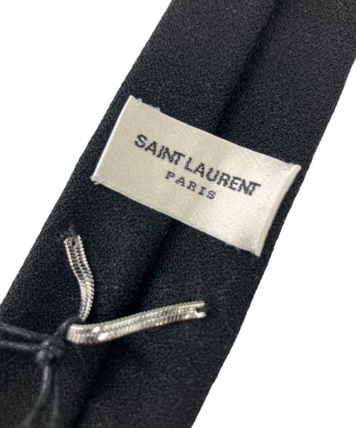 Saint Laurent Paris（サンローランパリ）Saint Laurent Paris (サンローランパリ) ネクタイ ブラック サイズ:記載なし 未使用品の古着・服飾アイテム