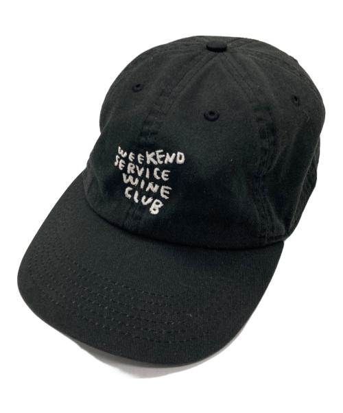 FreshService（フレッシュサービス）FreshService (フレッシュサービス) WEEKEND SERVICE WINE CLUB キャップ ブラック サイズ:ONE SIZEの古着・服飾アイテム
