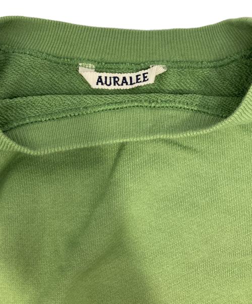 AURALEE（オーラリー）AURALEE (オーラリー) LIGHT FLOWY SWEAT HS P/O グリーン サイズ:1の古着・服飾アイテム