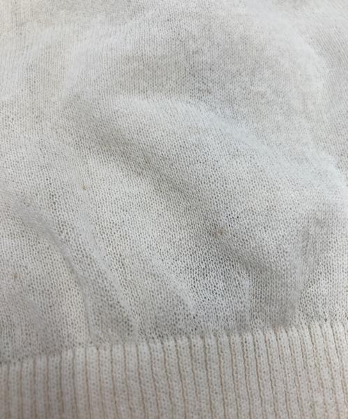 RED VALENTINO（レッドヴァレンティノ）RED VALENTINO (レッドヴァレンティノ) ノースリーブニット アイボリー×ブラック サイズ:不明の古着・服飾アイテム