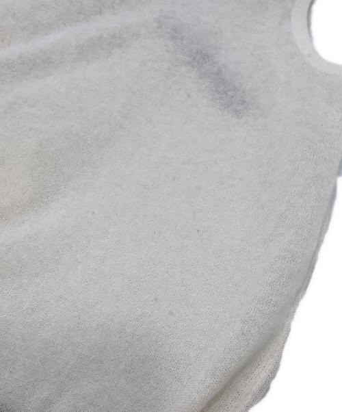 RED VALENTINO（レッドヴァレンティノ）RED VALENTINO (レッドヴァレンティノ) ノースリーブニット アイボリー×ブラック サイズ:不明の古着・服飾アイテム