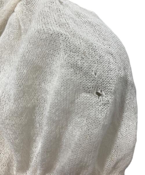 RED VALENTINO（レッドヴァレンティノ）RED VALENTINO (レッドヴァレンティノ) ノースリーブニット アイボリー×ブラック サイズ:不明の古着・服飾アイテム