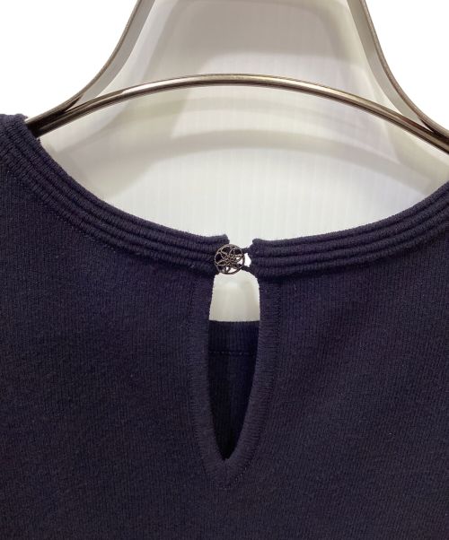 FOXEY（フォクシー）FOXEY (フォクシー) Prismノースリーブワンピース ネイビー サイズ:38の古着・服飾アイテム