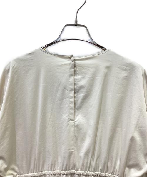 ELENDEEK（エレンディーク）ELENDEEK (エレンディーク) アシメプリーツワンピース ベージュ サイズ:2の古着・服飾アイテム