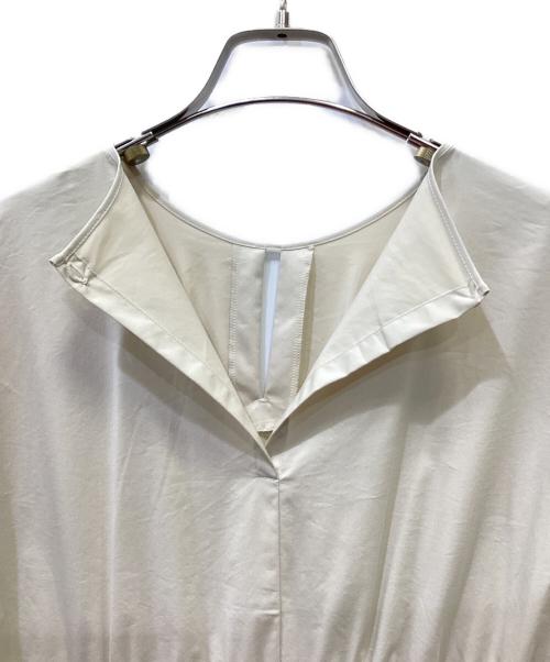 ELENDEEK（エレンディーク）ELENDEEK (エレンディーク) アシメプリーツワンピース ベージュ サイズ:2の古着・服飾アイテム