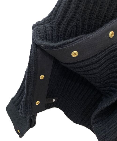 sacai（サカイ）sacai (サカイ) Carhartt WIP (カーハートダブリューアイピー) Knit Pullover Detroit ブラック サイズ:1の古着・服飾アイテム
