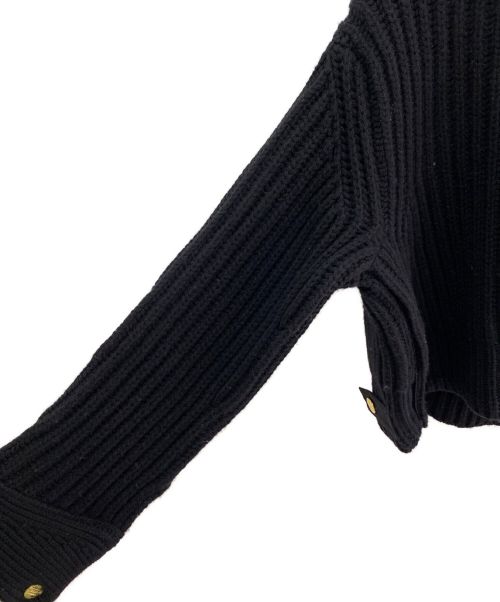 sacai（サカイ）sacai (サカイ) Carhartt WIP (カーハートダブリューアイピー) Knit Pullover Detroit ブラック サイズ:1の古着・服飾アイテム