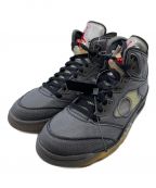 NIKE×OFFWHITEナイキ×オフホワイト）の古着「AIR JORDAN 5 RETRO SP」｜グレー