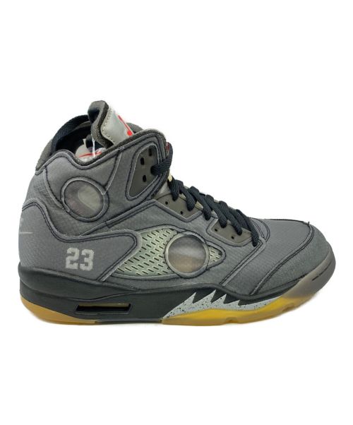NIKE（ナイキ）NIKE (ナイキ) OFFWHITE (オフホワイト) AIR JORDAN 5 RETRO SP グレー サイズ:27.5cm(US 9.5) 未使用品の古着・服飾アイテム