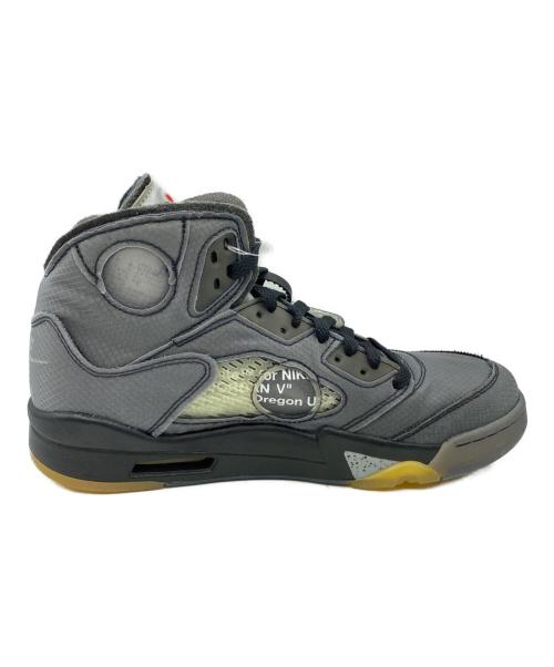 NIKE（ナイキ）NIKE (ナイキ) OFFWHITE (オフホワイト) AIR JORDAN 5 RETRO SP グレー サイズ:27.5cm(US 9.5) 未使用品の古着・服飾アイテム