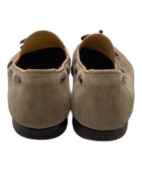 Santoni（サントーニ）Santoni (サントーニ) モカシンシューズ ベージュ サイズ:7の古着・服飾アイテム