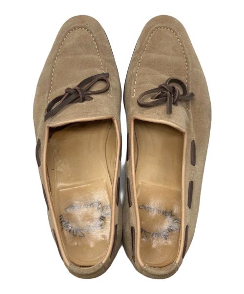 Santoni（サントーニ）Santoni (サントーニ) モカシンシューズ ベージュ サイズ:7の古着・服飾アイテム