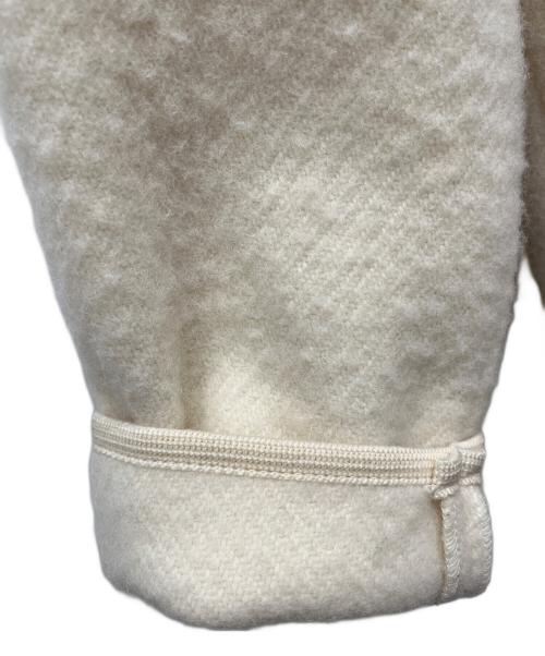 ELISABETH STRAY PEDERSEN（エリザベスストレイペダーセン）ELISABETH STRAY PEDERSEN (エリザベスストレイペダーセン) ショールカラーガウンコート アイボリー サイズ:SIZE XSの古着・服飾アイテム