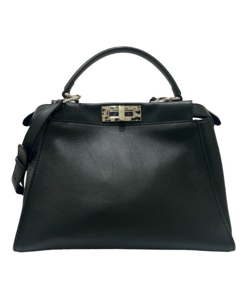 FENDI（フェンディ）FENDI (フェンディ) ピーカブー ミディアム ブラック サイズ:ミディアムの古着・服飾アイテム
