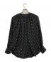 martinique (マルティニーク) ネックギャザーブラウス ブラック サイズ:　：6000円