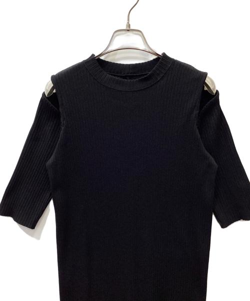 Noble（ノーブル）Noble (ノーブル) トタンテレコショルダーオープンワンピース ブラック サイズ:-の古着・服飾アイテム