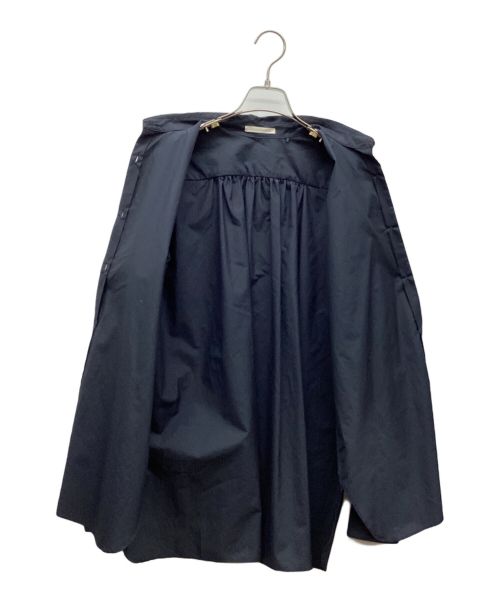 DESIGNWORKS（デザインワークス）DESIGNWORKS (デザインワークス) ボリュームスリーブリボン付きブラウス ネイビー サイズ:38の古着・服飾アイテム