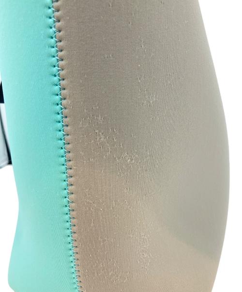 A.D.M.J.（エーディーエムジェイ）A.D.M.J. (エーディーエムジェイ) トリコットダブル マジックライト グレー×スカイブルーの古着・服飾アイテム