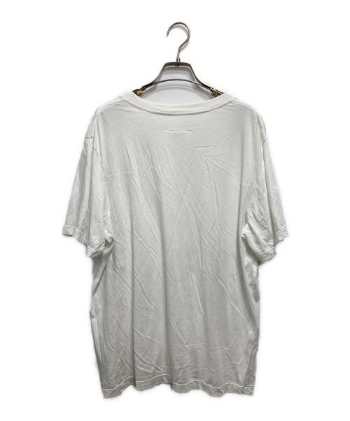 MM6 Maison Margiela（エムエムシックスメゾンマルジェラ）MM6 Maison Margiela (エムエムシックスメゾンマルジェラ) SIDEWAY LOGO TEE ホワイト サイズ:Mの古着・服飾アイテム