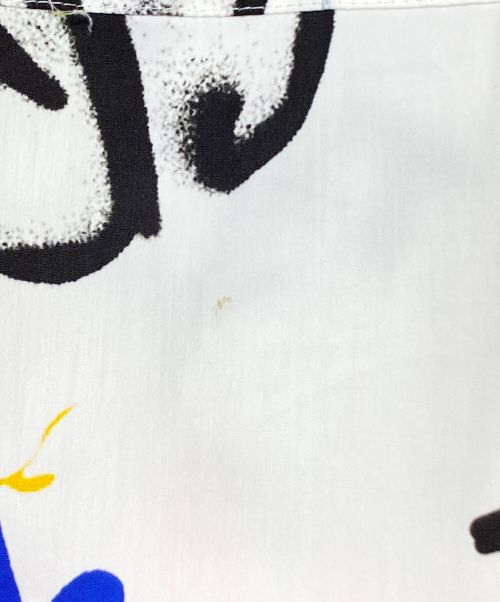 DSQUARED2（ディースクエアード）DSQUARED2 (ディースクエアード) オープンカラーシャツ ホワイト サイズ:Mの古着・服飾アイテム