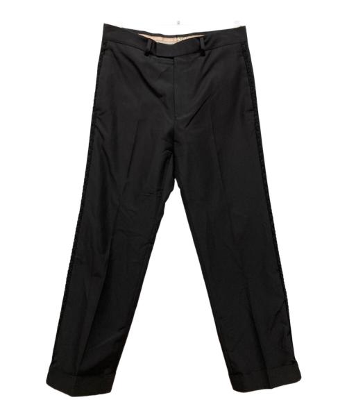 GUCCI（グッチ）GUCCI (グッチ) トラウザーパンツ ブラック サイズ:44の古着・服飾アイテム