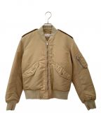 Saint Laurent Parisサンローランパリ）の古着「ボンバージャケット」｜ベージュ