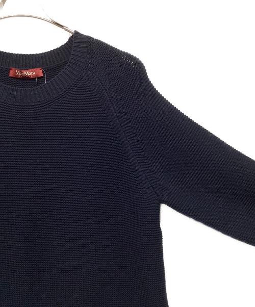 MaxMara（マックスマーラ）MaxMara (マックスマーラ) クルーネックニット ネイビー サイズ:Sの古着・服飾アイテム