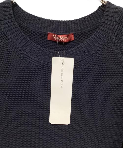 MaxMara（マックスマーラ）MaxMara (マックスマーラ) クルーネックニット ネイビー サイズ:Sの古着・服飾アイテム