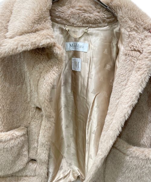MaxMara（マックスマーラ）MaxMara (マックスマーラ) テディベアケープ キャメル サイズ:MLの古着・服飾アイテム